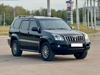 2007 Toyota Land Cruiser Prado 5-speed 120 Series Рестайлинг, чёрный, 2900000 рублей, вид 2