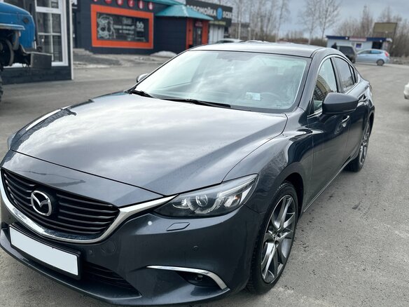 2016 Mazda 6 III (GJ) Рестайлинг, серый, 1750000 рублей - вид 1