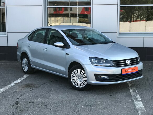 2018 Volkswagen Polo V Рестайлинг, серебристый - вид 4