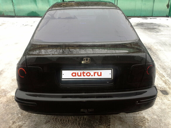 1998 Honda Civic VI, чёрный - вид 4