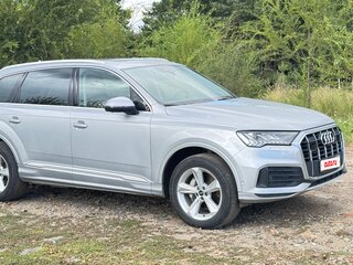 2021 Audi Q7 45 TDI II (4M) Рестайлинг, серый, 6880000 рублей, вид 2