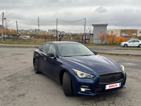 2017 Infiniti Q50 I, синий, 1550000 рублей - вид 3