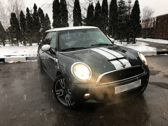 2008 Mini Hatch Cooper S II (R56), зелёный - вид 4