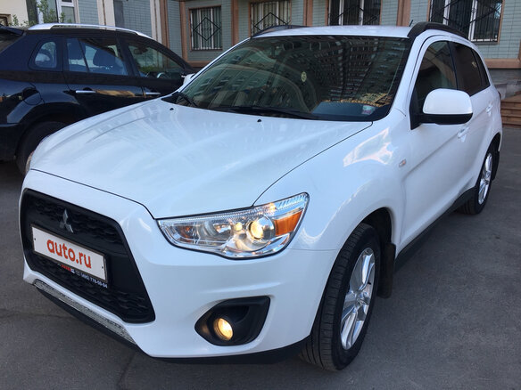 2013 Mitsubishi ASX I Рестайлинг, белый - вид 13