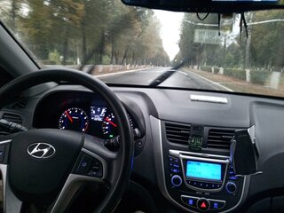 2013 Hyundai Solaris I, фиолетовый, 850000 рублей, вид 5
