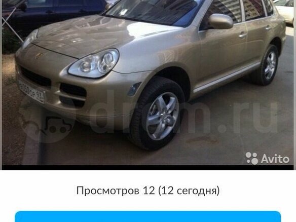 2004 Porsche Cayenne I (955), золотистый