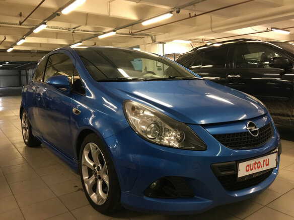 2008 Opel Corsa OPC D, голубой - вид 1