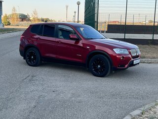 2011 BMW X3 28i xDrive II (F25), красный, 1150000 рублей, вид 3