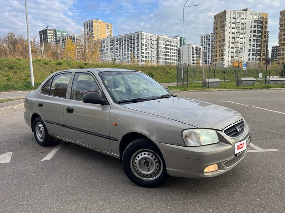 2008 Hyundai Accent ТагАЗ II, бежевый, 350000 рублей - вид 4