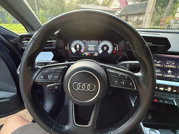 2021 Audi A3 35 TFSI IV (8Y), синий, 1600000 рублей - вид 11