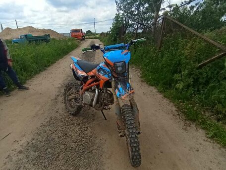 2024 Kayo Evolution YX140EM, голубой, 100000 рублей, вид 1