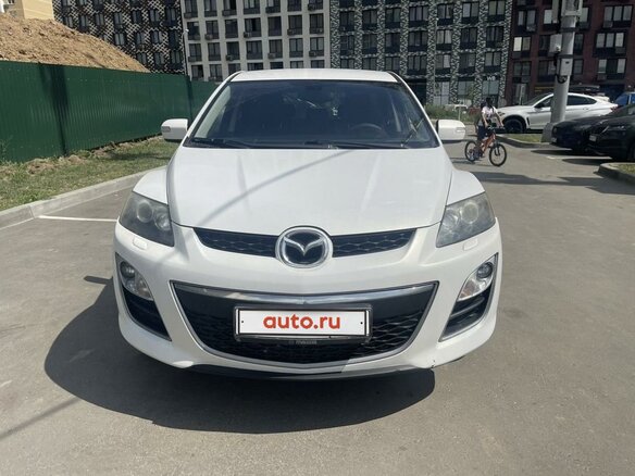 2010 Mazda CX-7 I Рестайлинг, белый, 1100000 рублей - вид 1