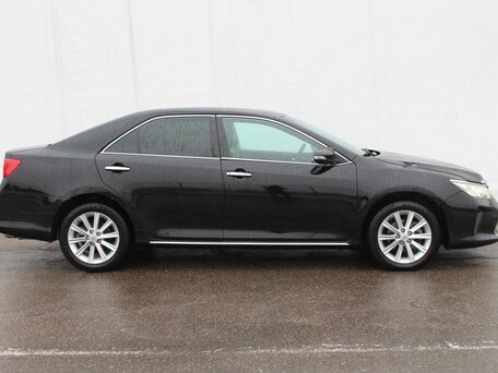 2014 Toyota Camry VII (XV50), чёрный, 1345000 рублей, вид 4