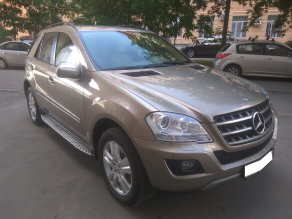 2009 Mercedes-Benz M-Класс 320 II (W164) Рестайлинг, бежевый