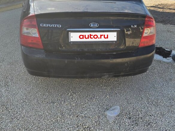 2006 Kia Cerato I, чёрный, 240000 рублей - вид 1