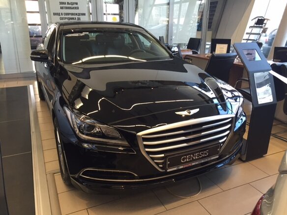 2015 Hyundai Genesis II, чёрный