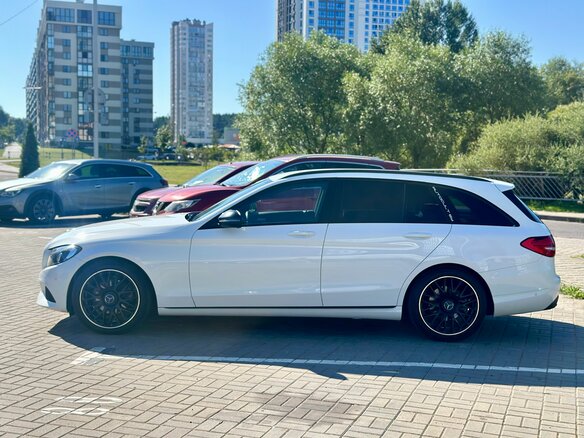 2018 Mercedes-Benz C-Класс 220 BlueTEC IV (W205), белый, 2400000 рублей - вид 8