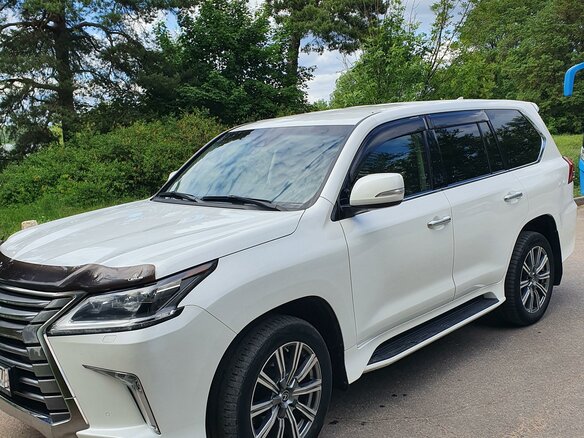 2017 Lexus LX 450d III Рестайлинг 2, белый, 8500000 рублей - вид 1