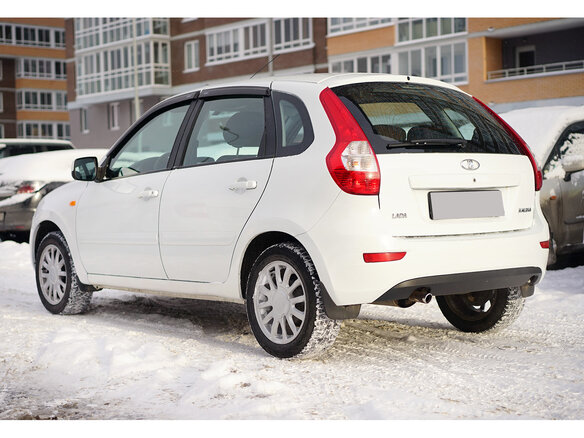 2013 Lada (ВАЗ) Kalina II, белый - вид 3