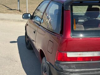 1995 Suzuki Swift Japan II Рестайлинг, красный, 475000 рублей, вид 3
