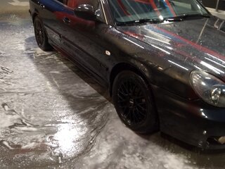 2008 Hyundai Sonata ТагАЗ IV (EF) Рестайлинг, чёрный, 600000 рублей, вид 1