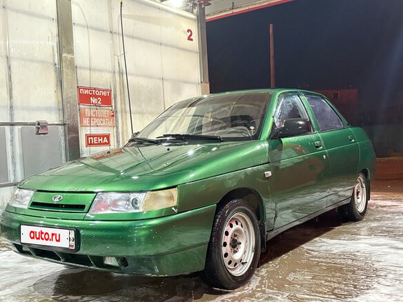 1999 Lada (ВАЗ) 2110, зелёный, 90000 рублей