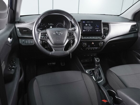 2021 Hyundai Solaris II Рестайлинг, синий - вид 5