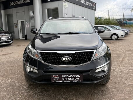 2014 Kia Sportage III Рестайлинг, чёрный, 1425000 рублей, вид 2