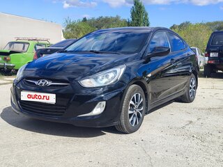 2011 Hyundai Solaris I, чёрный, 670000 рублей, вид 2