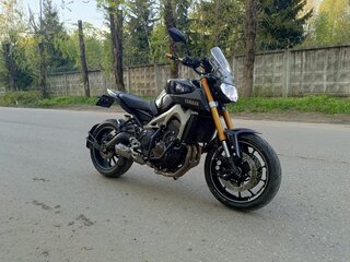 2014 Yamaha MT-09 (FZ-09), фиолетовый, 645000 рублей, вид 2