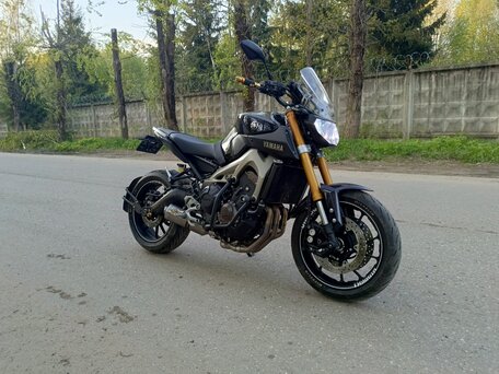 2014 Yamaha MT-09 (FZ-09), фиолетовый, 645000 рублей, вид 2