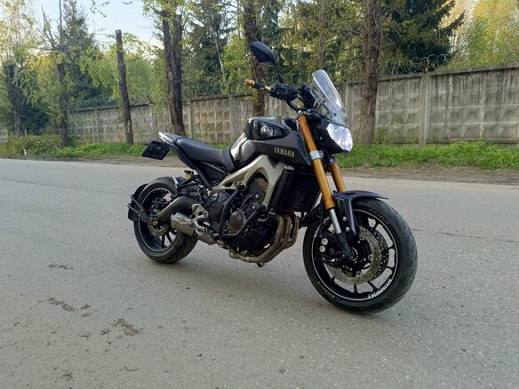 2014 Yamaha MT-09 (FZ-09), фиолетовый, 645000 рублей - вид 1