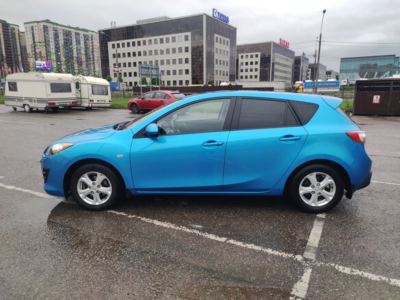 2009 Mazda 3 II (BL), голубой, 930000 рублей - вид 5