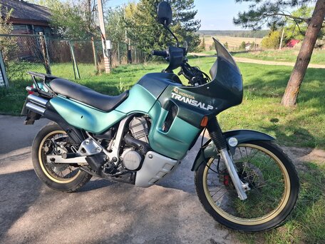 1995 Honda Transalp 400, зелёный, 320000 рублей, вид 3