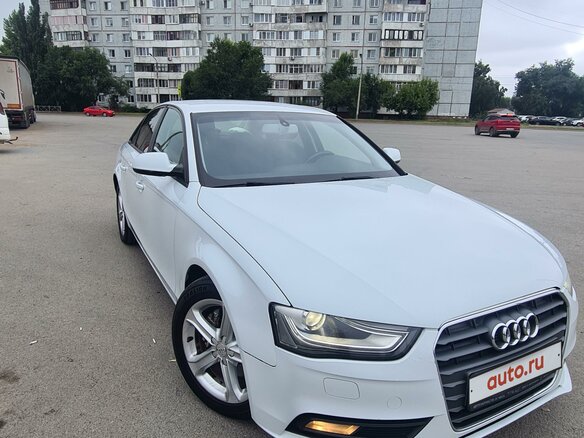 2013 Audi A4 IV (B8) Рестайлинг, белый, 1520000 рублей - вид 3