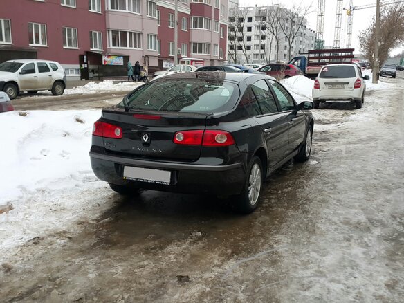 2007 Renault Laguna II Рестайлинг, чёрный
