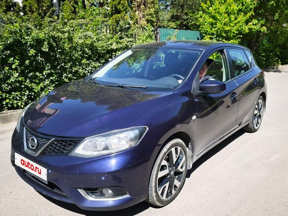2015 Nissan Tiida II, синий, 800000 рублей