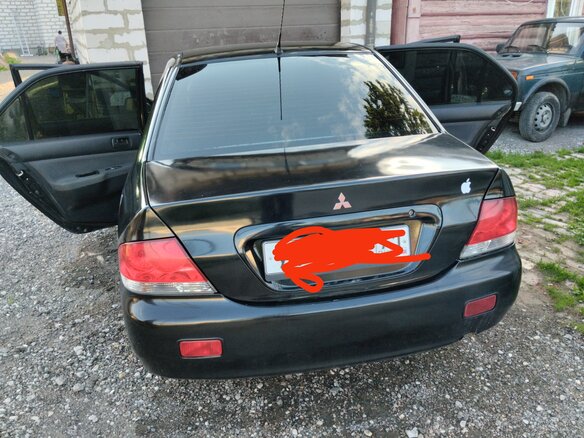 2006 Mitsubishi Lancer IX Рестайлинг, чёрный, 420000 рублей - вид 2