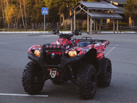 2008 Yamaha Grizzly 700, чёрный, 780000 рублей, вид 2