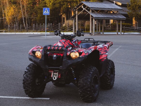2008 Yamaha Grizzly 700, чёрный, 780000 рублей - вид 1