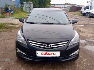 2014 Hyundai Solaris I Рестайлинг, чёрный, 700000 рублей, вид 1