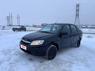 2015 Lada (ВАЗ) Granta I, чёрный, 330000 рублей, вид 2