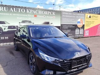 2020 Hyundai Elantra VII (CN7), чёрный, 1495000 рублей, вид 4