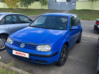 1998 Volkswagen Golf IV, синий, 295000 рублей, вид 1