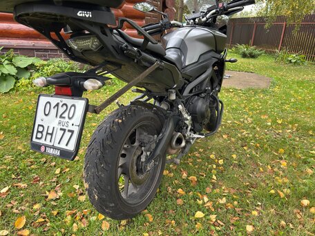 2015 Yamaha MT-09 Tracer (FJ-09), серый, 600000 рублей, вид 5