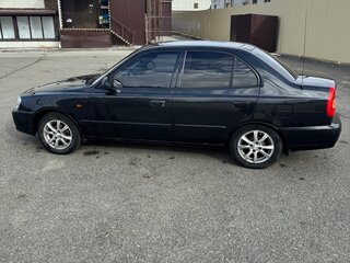 2006 Hyundai Accent ТагАЗ II, чёрный, 350000 рублей, вид 5