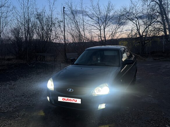 2008 Lada (ВАЗ) Priora I, серый, 250000 рублей - вид 4