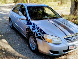 2007 Kia Cerato I Рестайлинг, серый, 700000 рублей, вид 3