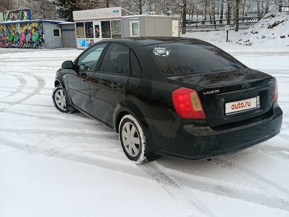 2007 Chevrolet Lacetti I, чёрный, 480000 рублей - вид 4