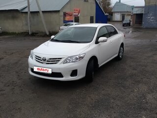 2012 Toyota Corolla X (E140, E150) Рестайлинг, белый, 1600000 рублей, вид 1